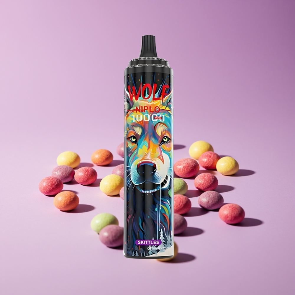 JNR Wolf Niplo 10000 Puff سكيتلز شبكة 1.0 أوم 650mAh 20ml Type-C