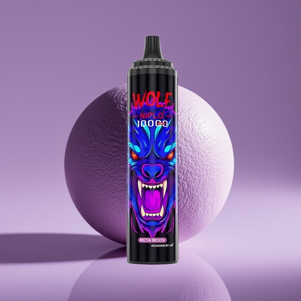 JNR Wolf Niplo 10000 Puff 1.0 Ohm Mesh 650mAh Type-C قمر ميتا