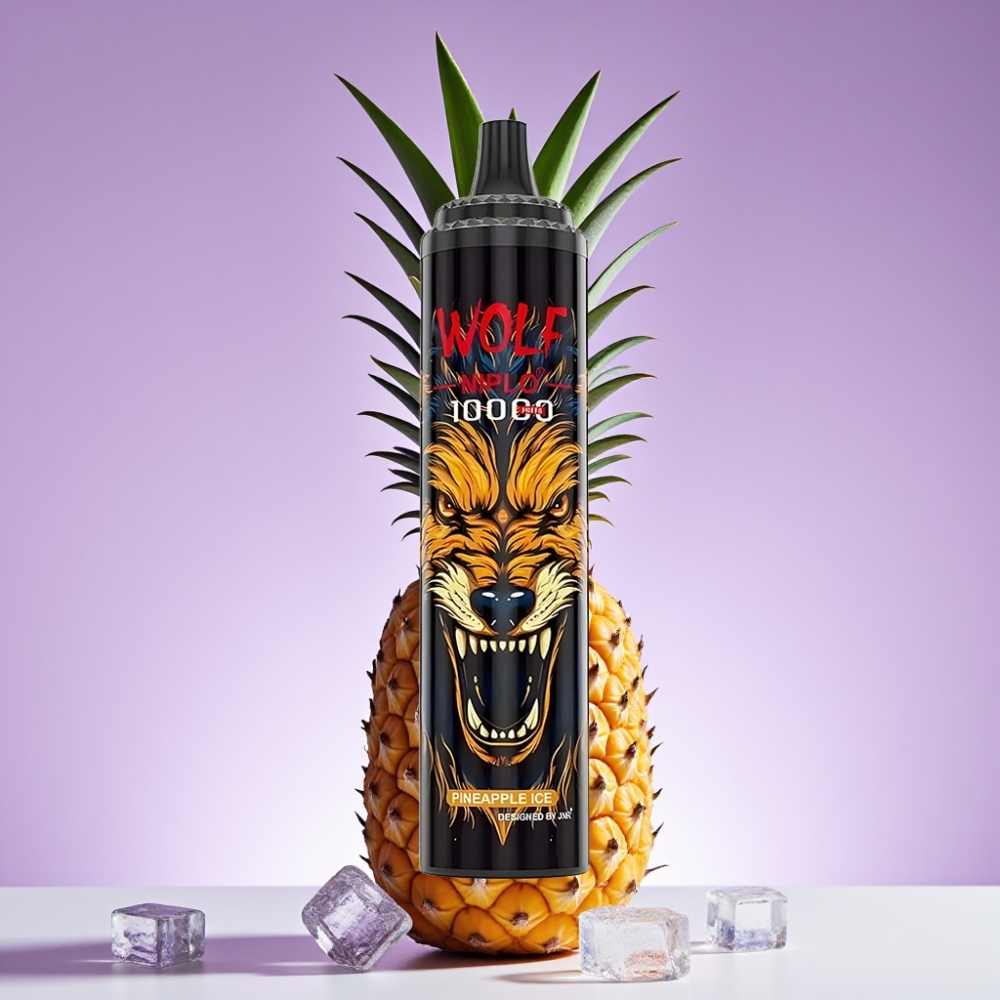 JNR Wolf Niplo 10000 Puffs 1.0 Ohm 650mAh 20ml أناناس مثلج