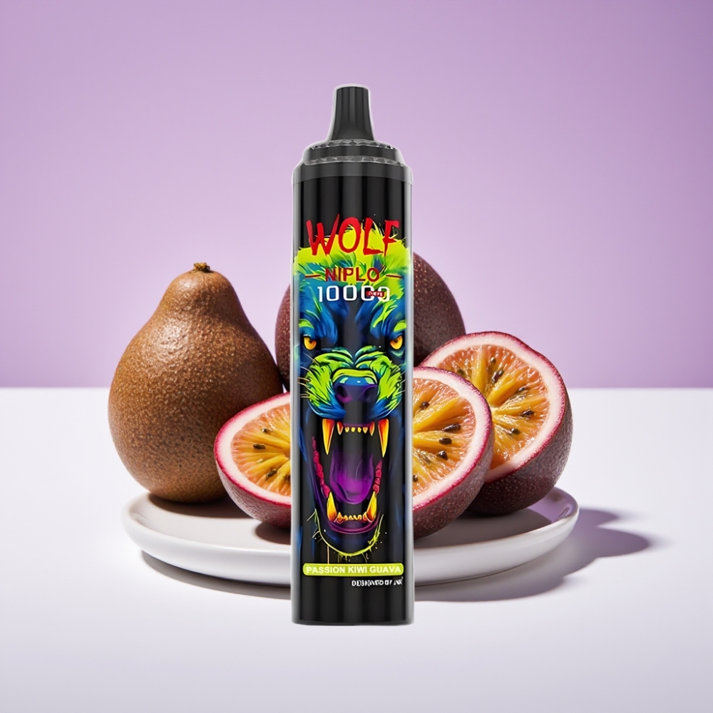 JNR Wolf Niplo 10000 Puffs 20ml 650mAh Type-C كيوي جوافة
