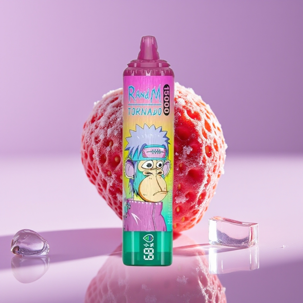 Fumot RandM Tornado 15000 Puffs 25ml 850mAh Mesh Strawberry Iced