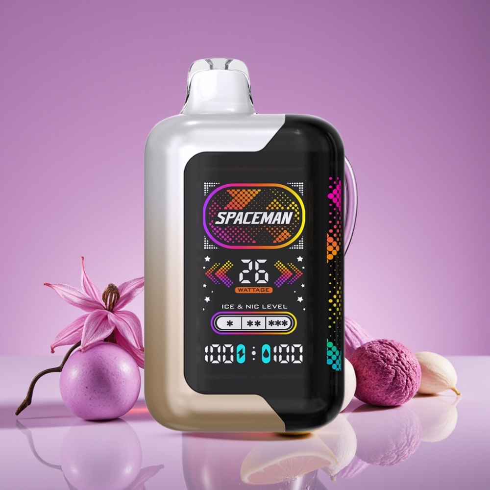 SMOK SPACEMAN SP40000 زيرو نيك 20مل 0% نيكوتين شاشة 2.28 بوصة 1000مللي أمبير