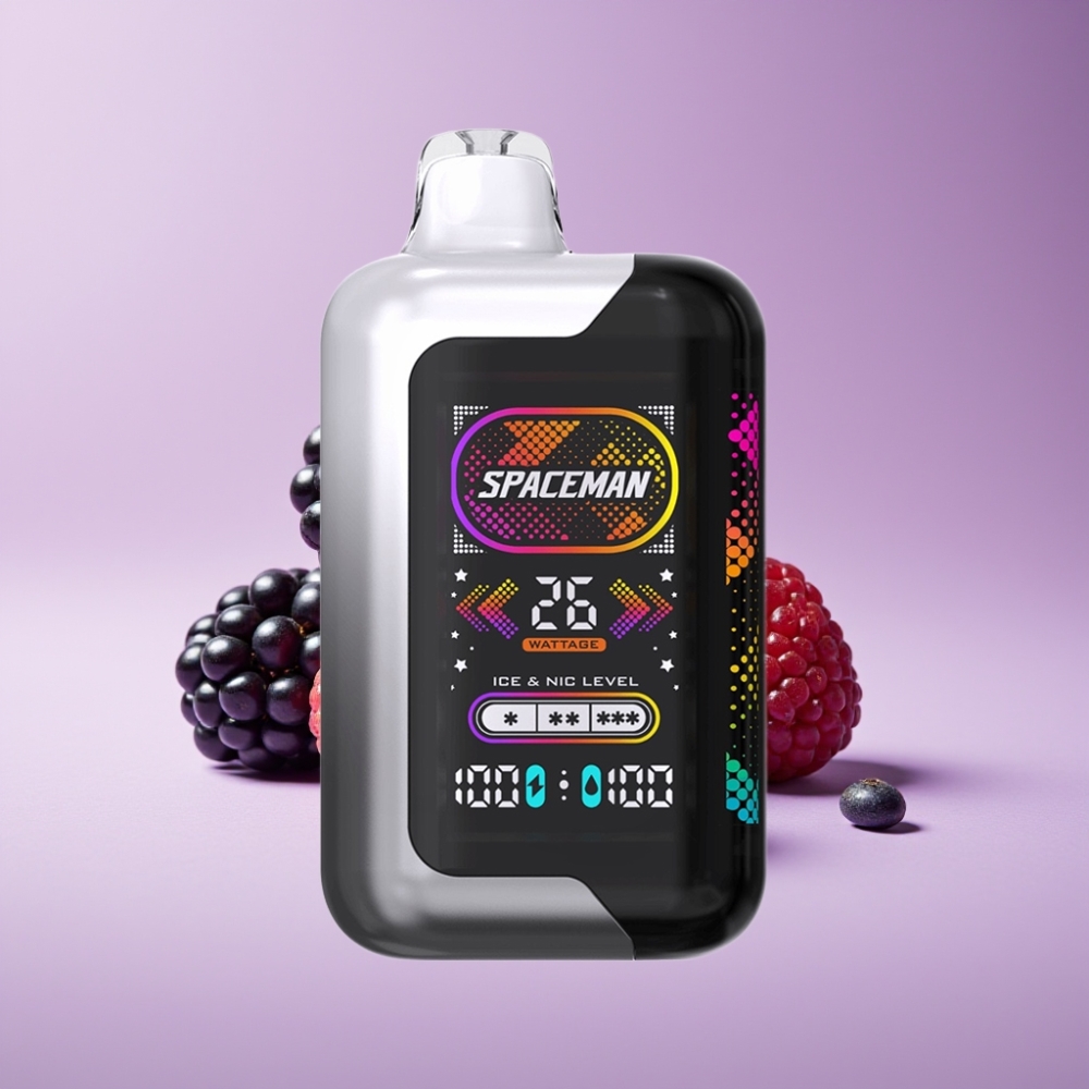 SMOK SPACEMAN SP40000 زيرو نيك 20مل 0% نيكوتين بلاكبيري راز