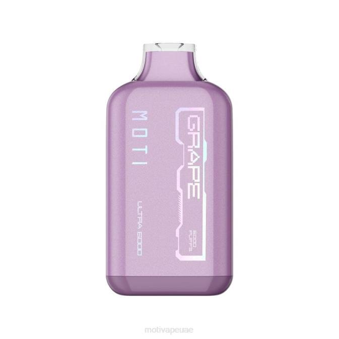 MOTI vape Abu Dhabi - MOTI Ultra الفيب القابل للتصرف (5%، 6000 نفسة) عنب 8624Y30