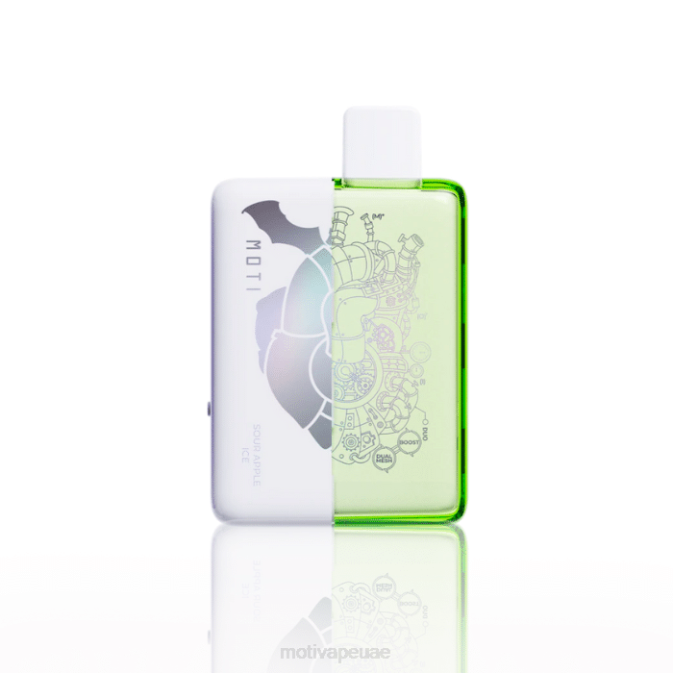 MOTI vape charging UAE - MOTI Duo 9000 سيجارة للاستعمال مرة واحدة (5%، 9000 نفسة) جليد التفاح الحامض 8624Y65